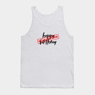 Quarantine Birthday Tank Top